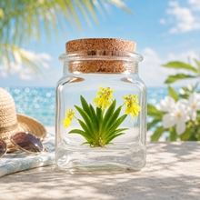 Load image into Gallery viewer, Live Miniature Orchid Terrarium, Psygmorchis Pusilla, Signature Product