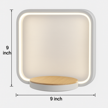 Load image into Gallery viewer, Optional LED terrarium display light measuring 9 inches tall and 9 inches wide