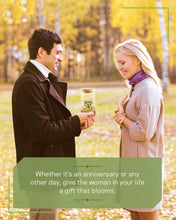 Load image into Gallery viewer, Persian Violet (Exacum Affine), Rare Violet Flower Terrarium, Anniversary Gift - Orchid Gene