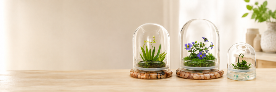 Zero-Care Live Plant Terrariums