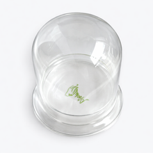 Load image into Gallery viewer, Bloomify Glass Dome – 5.7 x 5.7 x 6.7 Inches – Premium Anti-Fog Glass Cloche Bell Jar with Base – Perfect for Home Decor, Tabletop Display, and Terrarium – Stunning Decoration (No Plants)
