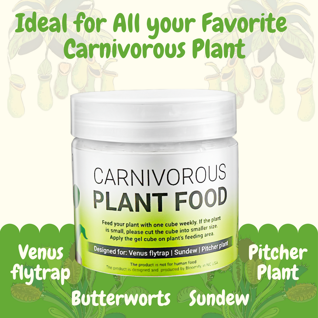 Carnivorous Plant Food, Designed for Venus Flytraps, Sundews and Pitcher Plants, 2.5oz