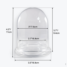 Load image into Gallery viewer, Bloomify Glass Large Dome – 3.5 x 3.5 x 4.3 Inches – Premium Anti-Fog Glass Cloche Bell Jar with Base - Perfect for Home Decor, Tabletop Displays, Terrariums, and Creative Projects (No Plants) - Orchid Gene
