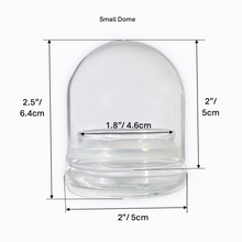 Load image into Gallery viewer, Bloomify Glass Dome Set – Large, Medium, and Small Domes – Premium Anti-Fog Glass Cloche Bell Jars with Base – Elevate Your Space with Timeless Elegance for Home Décor, Tabletop Displays, and Terrariums (No Plants) - Orchid Gene
